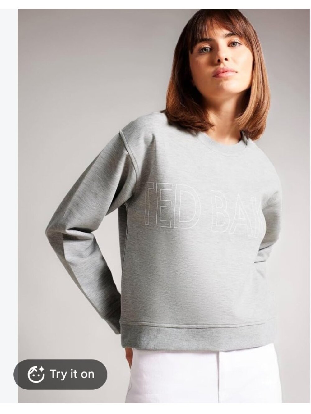 ted baker lorito logo sweatshirt